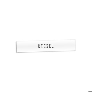 Productplaatje - Diesel. 125 X 25 Mm.